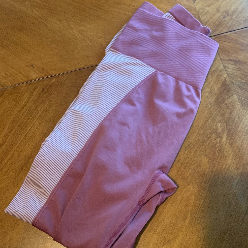 Pink/purple FABLETICS POWERHOLD LEGGINGS